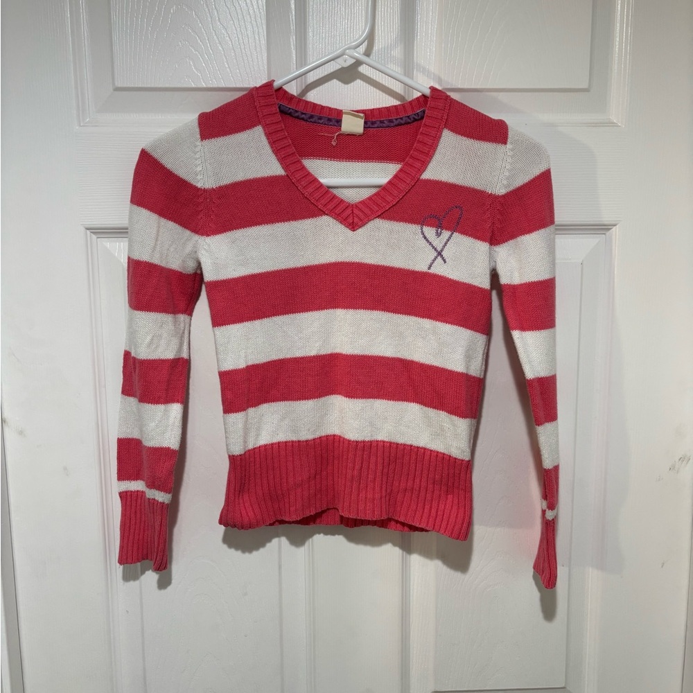 OLD NAVY Striped V-Neck Sweater